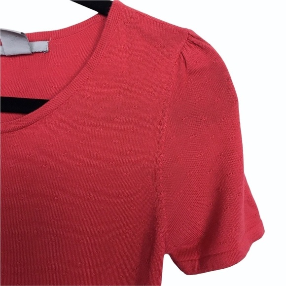 H&M Red Pink Short Sleeve Top - Picture 7 of 10
